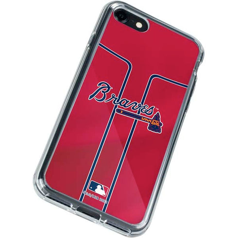MLB Atlanta Braves Alternate/Away Jersey iPhone SE (2nd & 3rd Gen) Clear Case