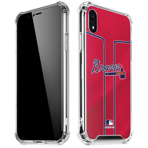 MLB Atlanta Braves Alternate/Away Jersey iPhone XR Clear Case