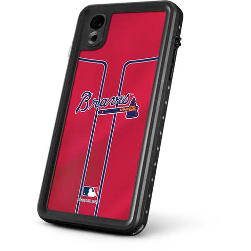 MLB Atlanta Braves Alternate/Away Jersey iPhone XR Waterproof Case