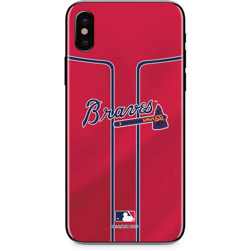 MLB Atlanta Braves Alternate/Away Jersey iPhone XS Skin