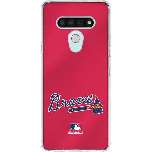 MLB Atlanta Braves Alternate/Away Jersey LG Stylo 6 Clear Case