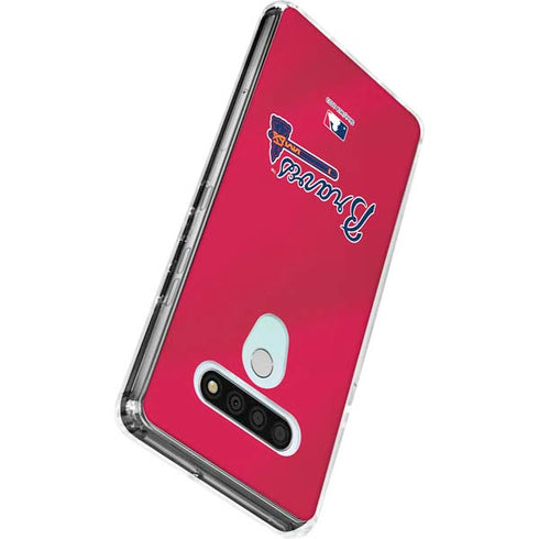 MLB Atlanta Braves Alternate/Away Jersey LG Stylo 6 Clear Case