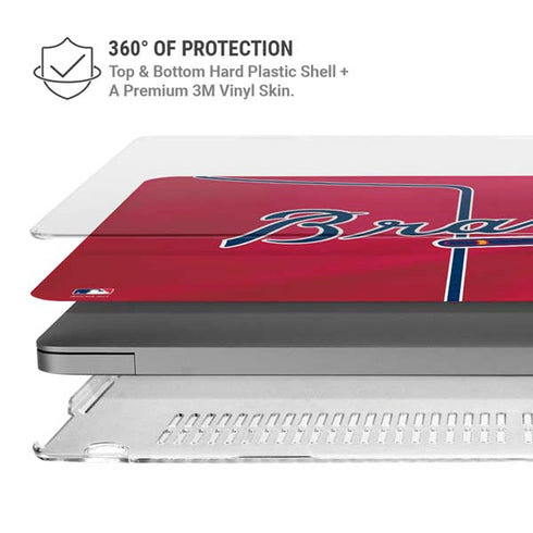 MLB Atlanta Braves Alternate/Away Jersey MacBook Pro 16in (2021-25) Case plus Skin