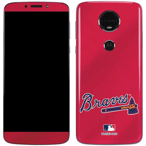 MLB Atlanta Braves Alternate/Away Jersey Moto E5 Plus Skin
