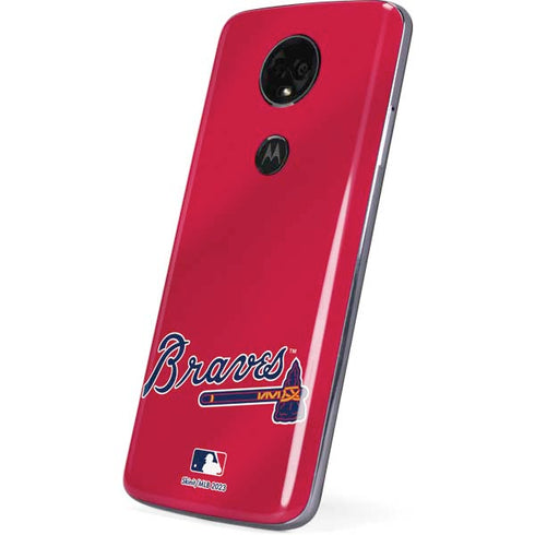 MLB Atlanta Braves Alternate/Away Jersey Moto E5 Plus Skin