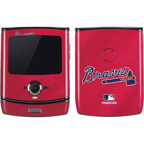 MLB Atlanta Braves Alternate/Away Jersey Motorola RAZR Skin