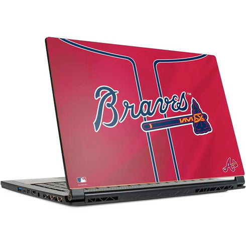 MLB Atlanta Braves Alternate/Away Jersey MSI GS65 Stealth Laptop Skin