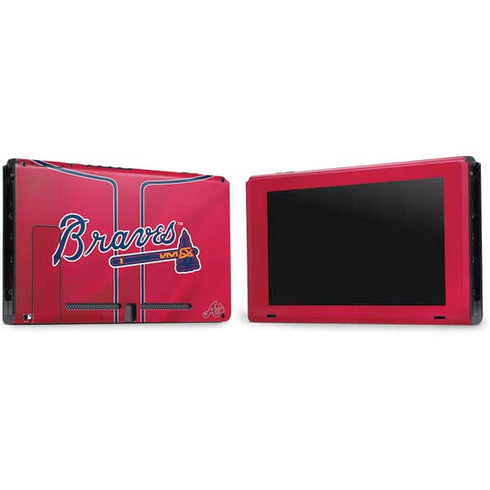 MLB Atlanta Braves Alternate/Away Jersey Nintendo Switch Bundle Skin