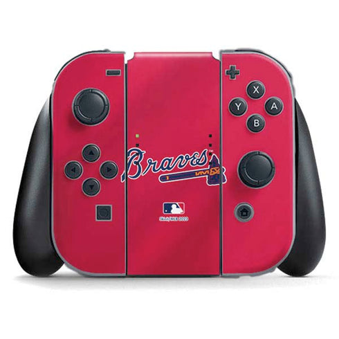 MLB Atlanta Braves Alternate/Away Jersey Nintendo Switch (2017-2021) Joy-Con Controller Skin