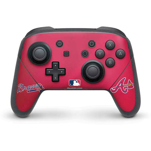 MLB Atlanta Braves Alternate/Away Jersey Nintendo Switch Pro Controller Skin