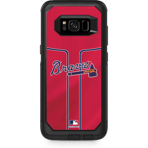 MLB Atlanta Braves Alternate/Away Jersey Otterbox Commuter Galaxy Skin