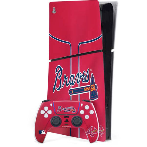 MLB Atlanta Braves Alternate/Away Jersey PS5 Slim Digital Edition Bundle Skin