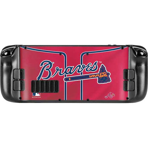 MLB Atlanta Braves Alternate/Away Jersey Steam Deck Handheld Gaming Computer Skin