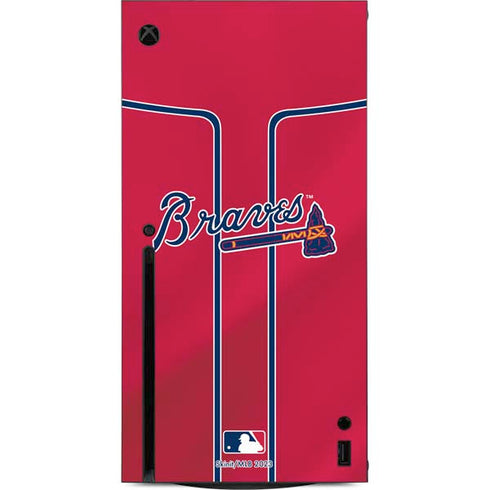 MLB Atlanta Braves Alternate/Away Jersey Xbox Series X Console Skin