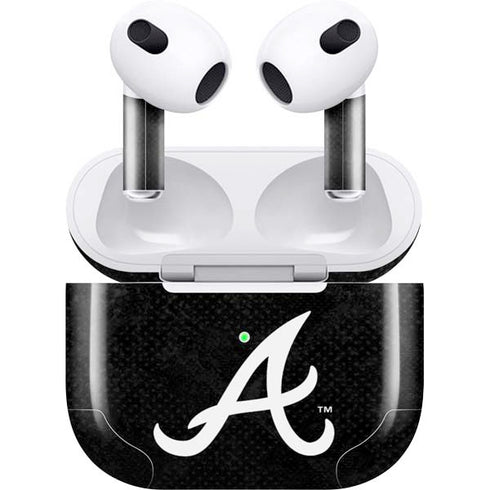 MLB Atlanta Braves Dark Wash Apple AirPods (3rd Gen 2021) Skin