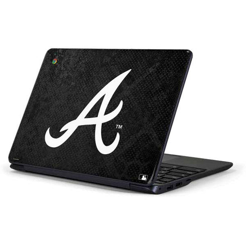MLB Atlanta Braves Dark Wash Samsung Chromebook Skin