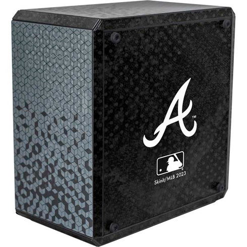 MLB Atlanta Braves Dark Wash Cooler Master MasterBox Q300L Mini Tower Skin