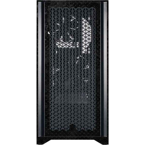 MLB Atlanta Braves Dark Wash Corsair 4000D Tempered Glass Mid-Tower ATX Case Skin