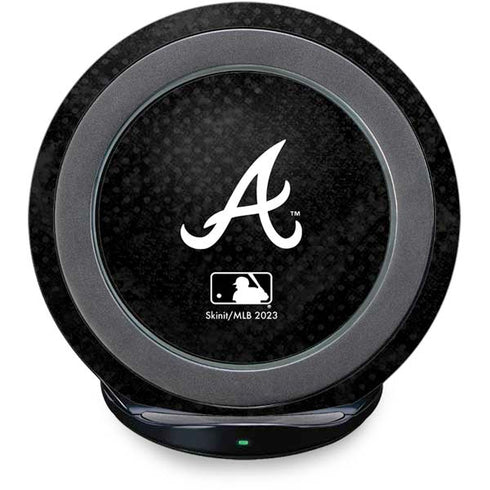 MLB Atlanta Braves Dark Wash Fast Charge Wireless Charging Stand Skin