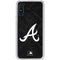 MLB Atlanta Braves Dark Wash Galaxy A10e Clear Case
