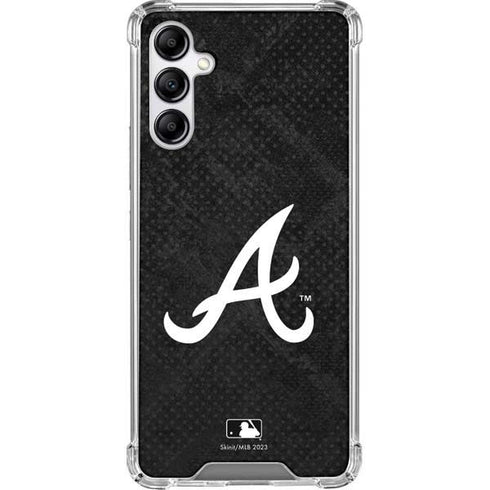 MLB Atlanta Braves Dark Wash Galaxy A14 5G Clear Case