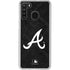 MLB Atlanta Braves Dark Wash Galaxy A21 Clear Case
