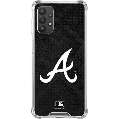 MLB Atlanta Braves Dark Wash Galaxy A32 5G Clear Case
