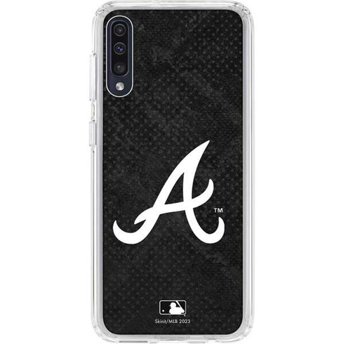 MLB Atlanta Braves Dark Wash Galaxy A50 Clear Case