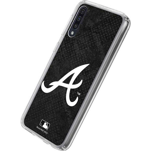 MLB Atlanta Braves Dark Wash Galaxy A50 Clear Case