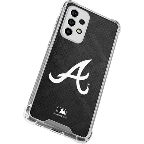 MLB Atlanta Braves Dark Wash Galaxy A53 5G Clear Case