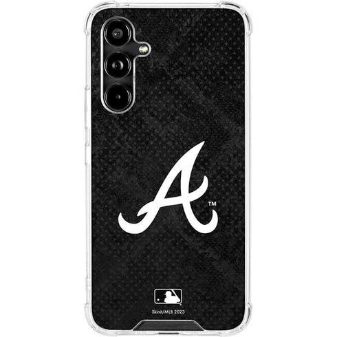 MLB Atlanta Braves Dark Wash Galaxy A54 5G Clear Case