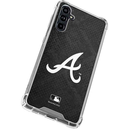 MLB Atlanta Braves Dark Wash Galaxy A54 5G Clear Case