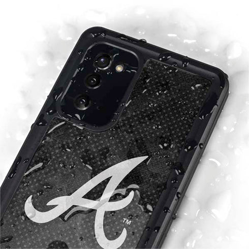 MLB Atlanta Braves Dark Wash Galaxy Note20 5G Waterproof Case