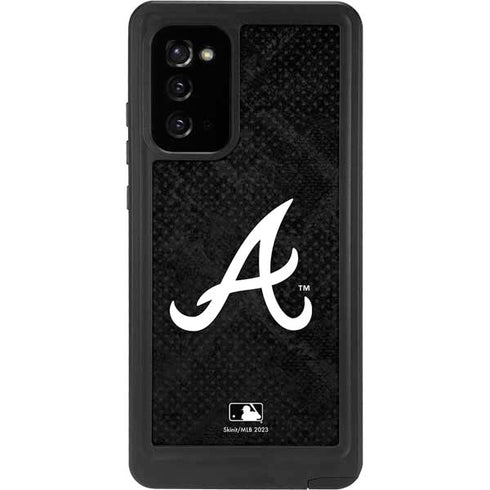 MLB Atlanta Braves Dark Wash Galaxy Note20 5G Waterproof Case