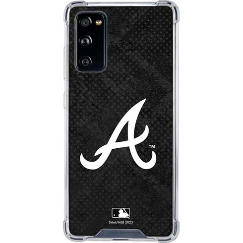 MLB Atlanta Braves Dark Wash Galaxy S20 FE Clear Case