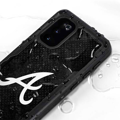 MLB Atlanta Braves Dark Wash Galaxy S20 Waterproof Case