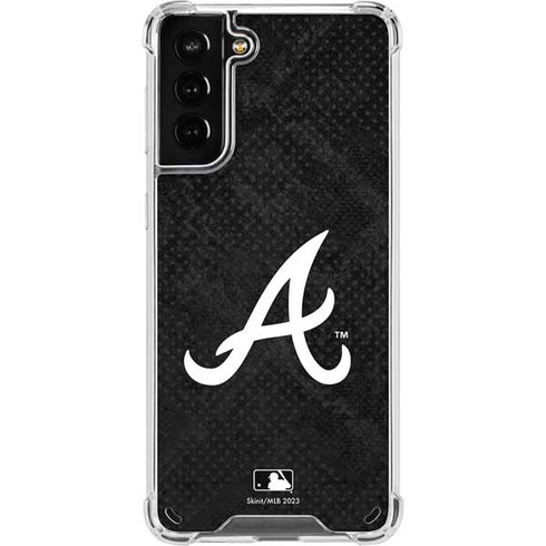MLB Atlanta Braves Dark Wash Galaxy S21 Plus 5G Clear Case