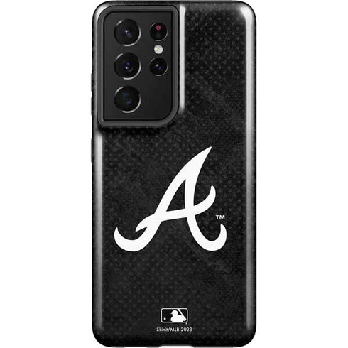 MLB Atlanta Braves Dark Wash Galaxy S21 Ultra 5G Pro Case