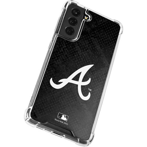 MLB Atlanta Braves Dark Wash Galaxy S22 Plus Clear Case