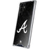 MLB Atlanta Braves Dark Wash Galaxy S22 Ultra Clear Case
