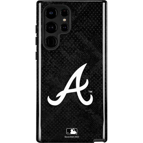 MLB Atlanta Braves Dark Wash Galaxy S22 Ultra Pro Case