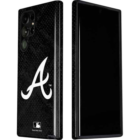 MLB Atlanta Braves Dark Wash Galaxy S22 Ultra Pro Case