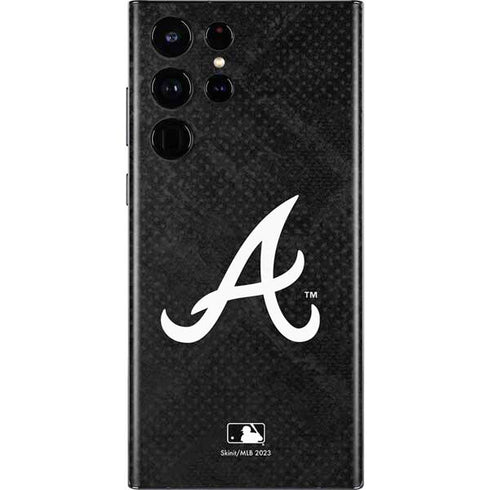 MLB Atlanta Braves Dark Wash Galaxy S22 Ultra Skin