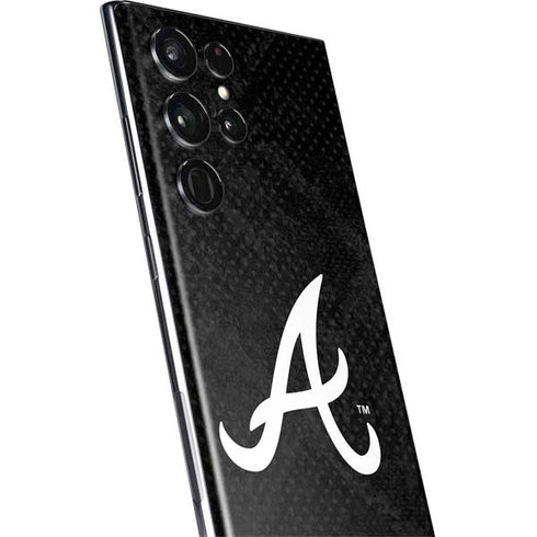 MLB Atlanta Braves Dark Wash Galaxy S22 Ultra Skin