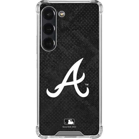 MLB Atlanta Braves Dark Wash Galaxy S23 Clear Case