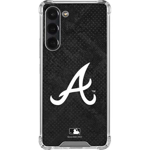 MLB Atlanta Braves Dark Wash Galaxy S23 Plus Clear Case