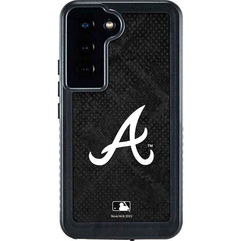 MLB Atlanta Braves Dark Wash Galaxy S23 Waterproof Case