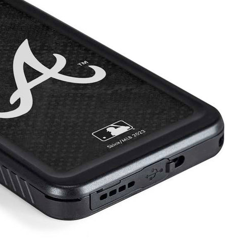 MLB Atlanta Braves Dark Wash Galaxy S23 Waterproof Case