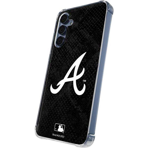 MLB Atlanta Braves Dark Wash Galaxy S24 Clear Case