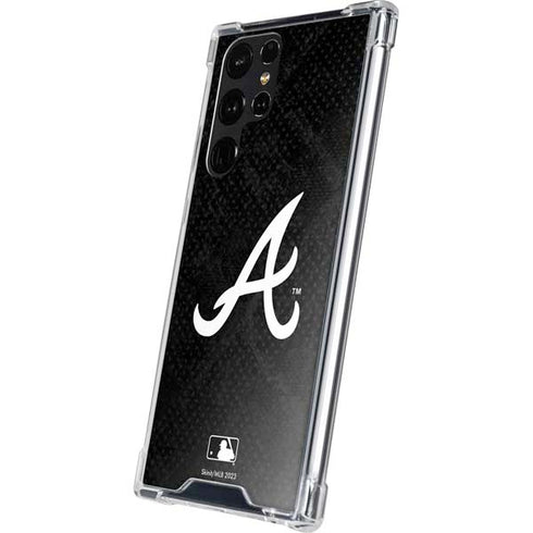 MLB Atlanta Braves Dark Wash Galaxy S24 Ultra Clear Case
